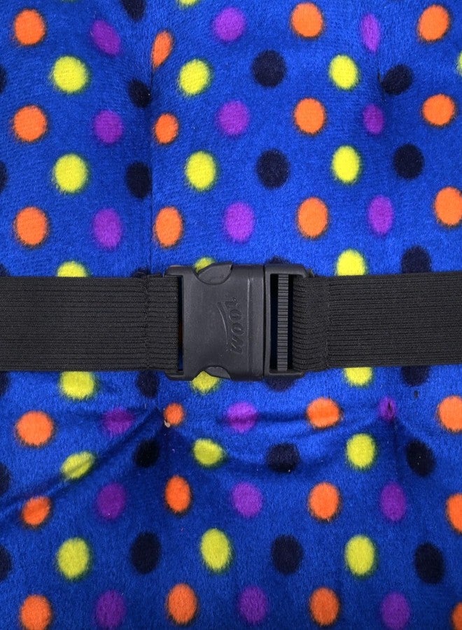 BOFFLE أرجوحة قطنية من بوفل للأطفال الرضع، قابلة للطي والغسل، من عمر سنة إلى 3 سنوات، مزودة بحزام أمان، مناسبة للمنزل والحديقة. أرجوحة للأطفال. مقاس المقعد والظهر 16 × 16 بوصة. - Image 5